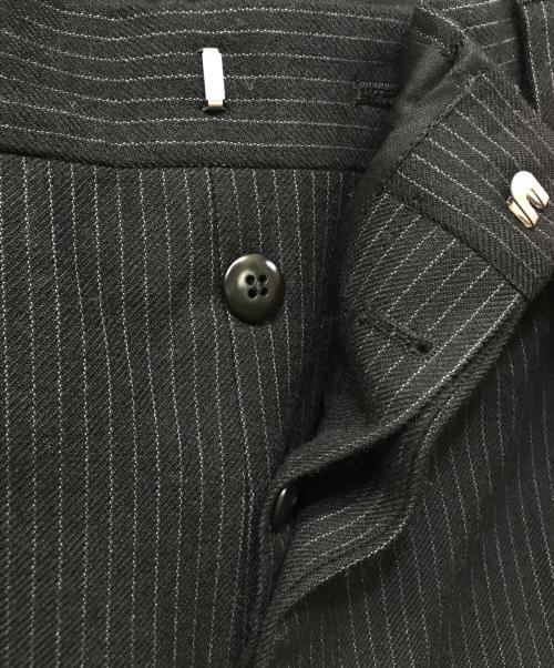 PRADA（プラダ）PRADA (プラダ) ピンストライプスラックス ブラック×グレー サイズ:48の古着・服飾アイテム