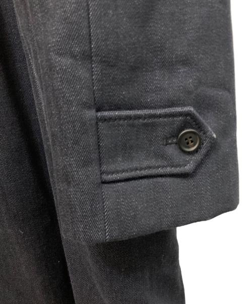 PRADA（プラダ）PRADA (プラダ) バックトライアングル デニム中綿ステンカラーコート インディゴ サイズ:48の古着・服飾アイテム