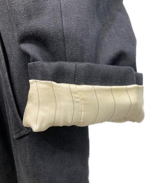 PRADA（プラダ）PRADA (プラダ) バックトライアングル デニム中綿ステンカラーコート インディゴ サイズ:48の古着・服飾アイテム