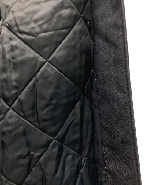 PRADA（プラダ）PRADA (プラダ) バックトライアングル デニム中綿ステンカラーコート インディゴ サイズ:48の古着・服飾アイテム