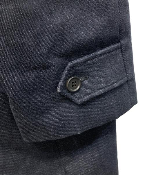 PRADA（プラダ）PRADA (プラダ) バックトライアングル デニム中綿ステンカラーコート インディゴ サイズ:48の古着・服飾アイテム