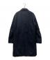 PRADA (プラダ) バックトライアングル デニム中綿ステンカラーコート インディゴ サイズ:48：70000円