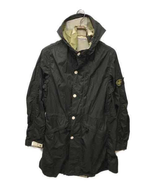 STONE ISLAND（ストーンアイランド）STONE ISLAND (ストーンアイランド) フィッシュテールパーカー ブラック サイズ:Lの古着・服飾アイテム