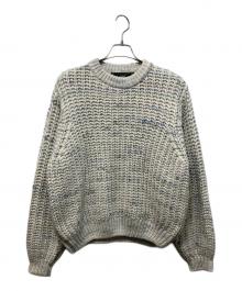 KITH（キス）の古着「Skip Stitch Saratoga Crewneck」｜ベージュ