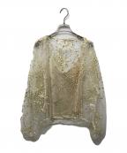 ESSENCE OF LUXURY  ESTNATIONエッセンスオブラグジュアリー エストネーション）の古着「スパングルトップ」｜ベージュ