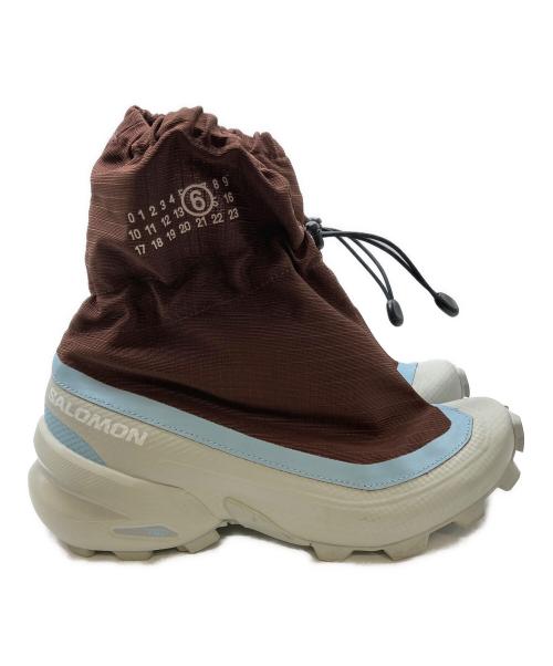 SALOMON（サロモン）SALOMON (サロモン) MM6 Maison Margiela (エムエムシックス メゾンマルジェラ) CROSS MID グレー×ブラウン サイズ:US8の古着・服飾アイテム