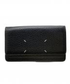 Maison Margielaメゾンマルジェラ）の古着「グレインレザー チェーンロングウォレット」｜ブラック