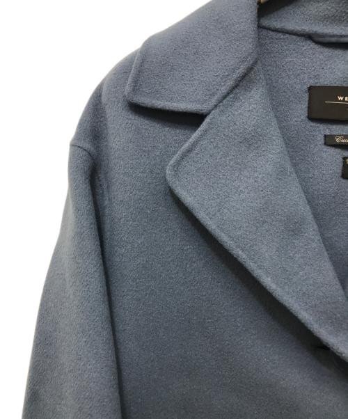 Max Mara WEEK END LINE（マックスマーラ ウイークエンドライン）MAX MARA WEEK END LINE (マックスマーラ ウイークエンドライン) Cucito A Mano ウールリバーコート ブルー サイズ:36の古着・服飾アイテム