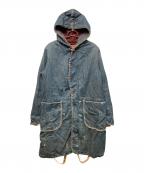 KAPITALキャピタル）の古着「裏地付デニム ロングコート」｜インディゴ