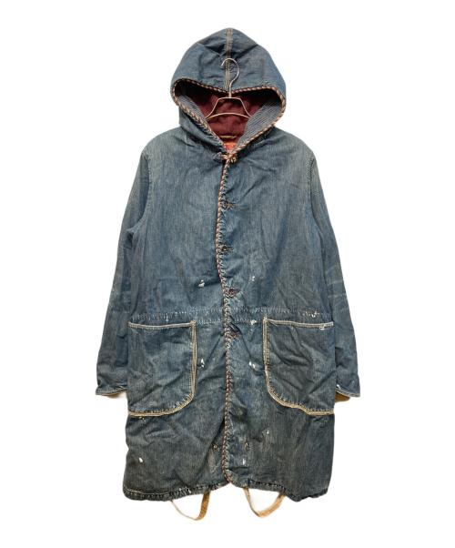 KAPITAL（キャピタル）KAPITAL (キャピタル) 裏地付デニム ロングコート インディゴ サイズ:3の古着・服飾アイテム