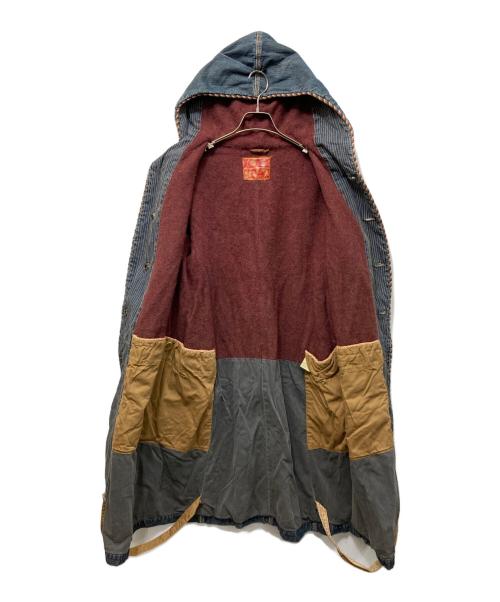 KAPITAL（キャピタル）KAPITAL (キャピタル) 裏地付デニム ロングコート インディゴ サイズ:3の古着・服飾アイテム