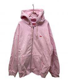 SUPREME（シュプリーム）の古着「Small Box Zip Up Hooded Sweatshirt」｜ピンク
