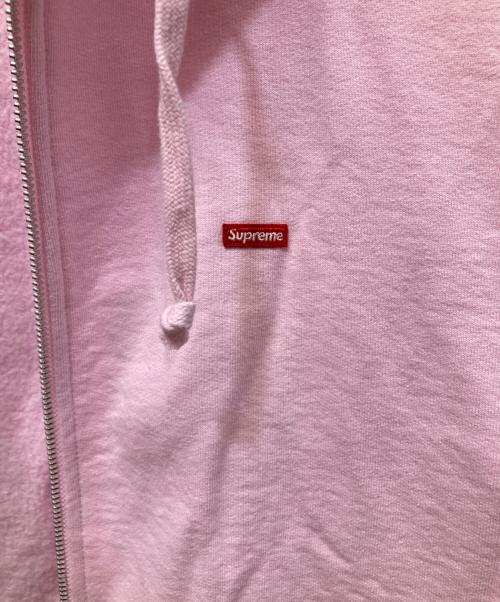 SUPREME（シュプリーム）Supreme (シュプリーム) Small Box Zip Up Hooded Sweatshirt ピンク サイズ:XLの古着・服飾アイテム