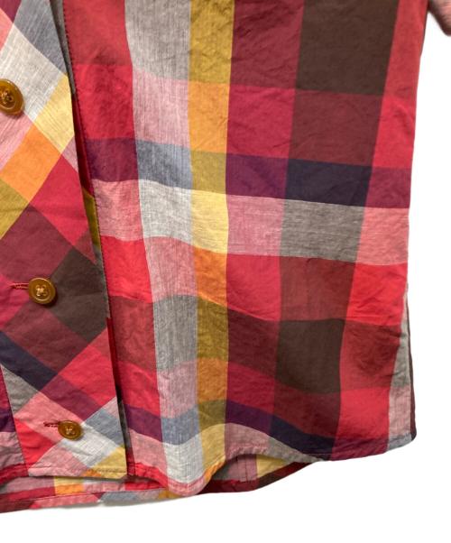 Vivienne Westwood RED LABEL（ヴィヴィアンウエストウッドレッドレーベル）Vivienne Westwood RED LABEL (ヴィヴィアンウエストウッドレッドレーベル) チェックシャツ レッド サイズ:Mの古着・服飾アイテム