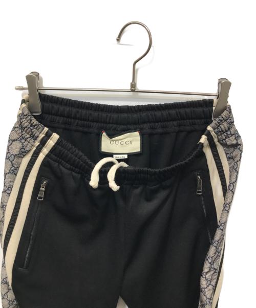 GUCCI（グッチ）GUCCI (グッチ) TECHNICAL JERSEY JOGGING PANTS ブラック×グレー サイズ:XSの古着・服飾アイテム