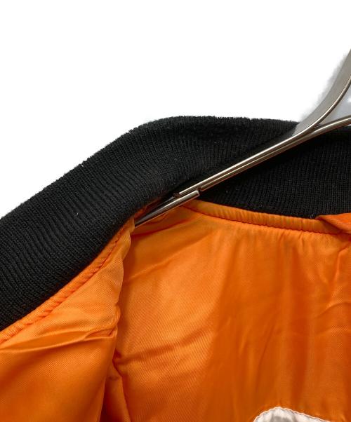 ALPHA（アルファ）ALPHA (アルファ) CDG (シーディージー) BIAS MA-1 JACKET ブラック サイズ:XLの古着・服飾アイテム