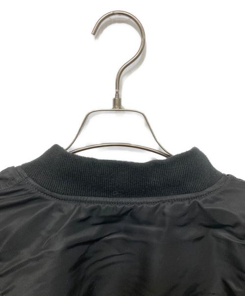 ALPHA（アルファ）ALPHA (アルファ) CDG (シーディージー) BIAS MA-1 JACKET ブラック サイズ:XLの古着・服飾アイテム