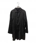 Acne studiosアクネ ストゥディオス）の古着「コットンリネンステンカラーコート」｜ブラック