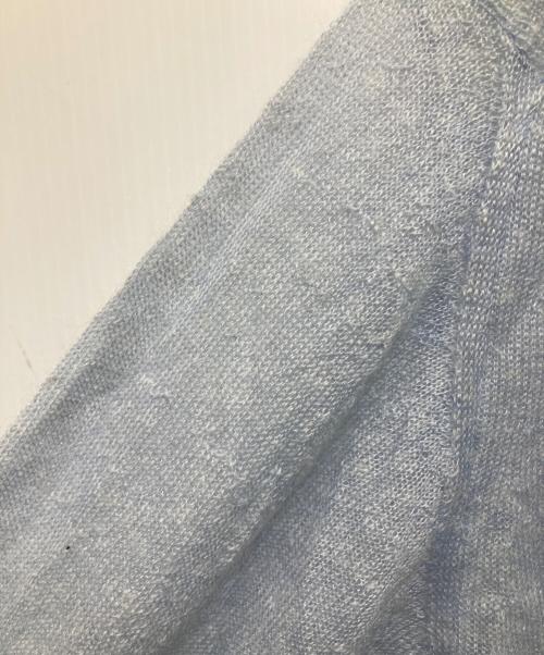 AURALEE（オーラリー）AURALEE (オーラリー) KID MOHAIR SHEER KNIT P/O ブルー サイズ:5の古着・服飾アイテム