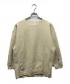 Champion×WTAPSチャンピオン×ダブルタップス）の古着「クルーネックスウェット」｜アイボリー