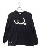 WTAPSダブルタップス）の古着「MOON ＆ STAR COTTON L/S TEE」｜ブラック