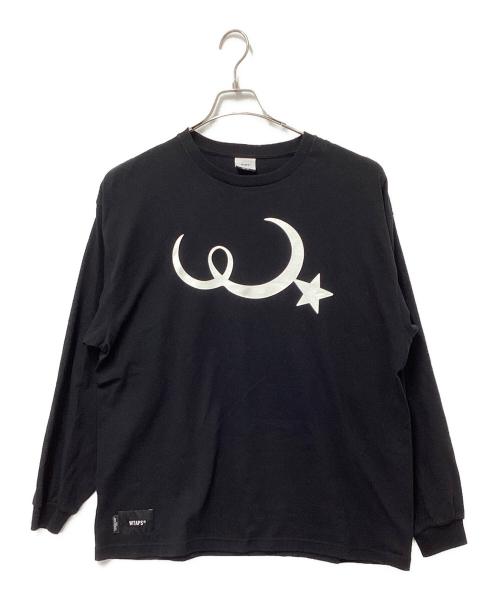 WTAPS（ダブルタップス）WTAPS (ダブルタップス) MOON ＆ STAR COTTON L/S TEE ブラック サイズ:X02の古着・服飾アイテム