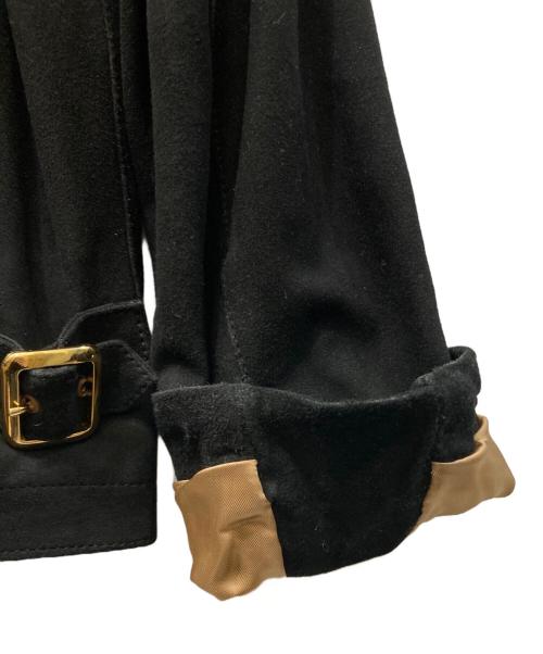 Cinquanta（チンクワンタ）Cinquanta (チンクワンタ) スウェードシングルライダースジャケット ブラック サイズ:48の古着・服飾アイテム