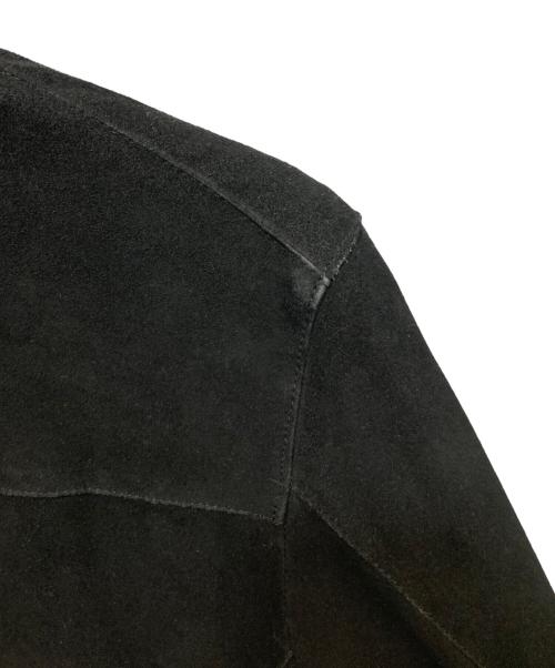 Cinquanta（チンクワンタ）Cinquanta (チンクワンタ) スウェードシングルライダースジャケット ブラック サイズ:48の古着・服飾アイテム