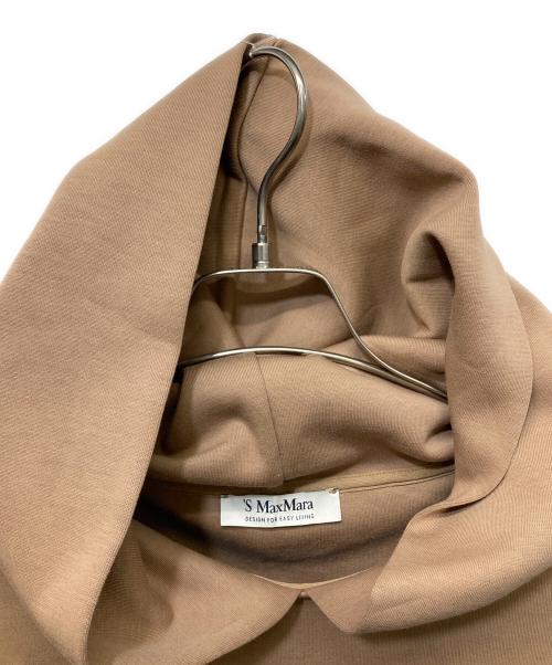 'S Max Mara（エスマックスマーラ）'S Max Mara (エスマックスマーラ) SAPORE ロゴプルオーバーパーカー ブラウン サイズ:Mの古着・服飾アイテム