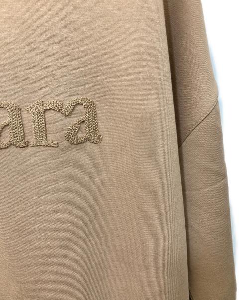 'S Max Mara（エスマックスマーラ）'S Max Mara (エスマックスマーラ) SAPORE ロゴプルオーバーパーカー ブラウン サイズ:Mの古着・服飾アイテム