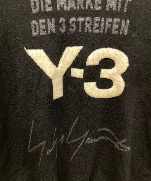 Y-3（ワイスリー）Y-3 (ワイスリー) KNITTED STACKED LOGO HOODIE ブラック サイズ:Sの古着・服飾アイテム