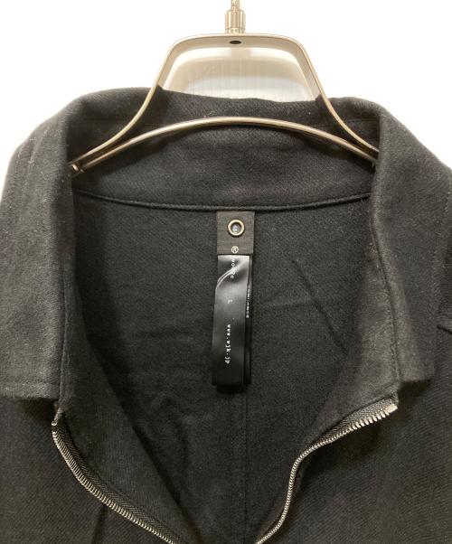 wjk（ダブルジェイケー）wjk (ダブルジェイケー) ハーフジップシャツ ブラック サイズ:Lの古着・服飾アイテム