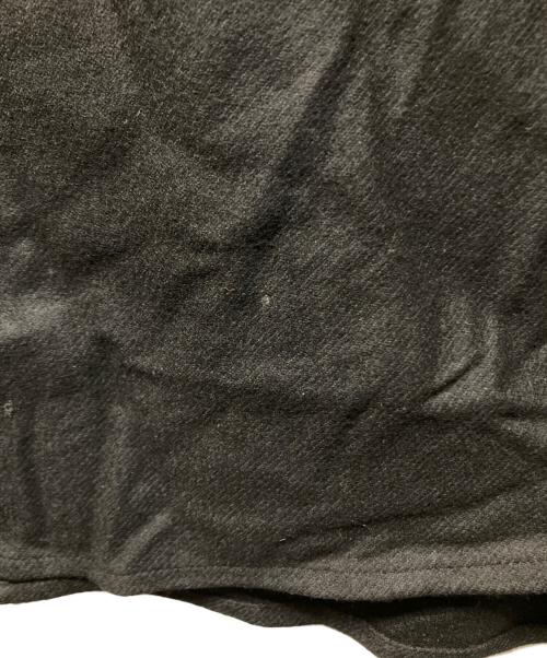 wjk（ダブルジェイケー）wjk (ダブルジェイケー) ハーフジップシャツ ブラック サイズ:Lの古着・服飾アイテム