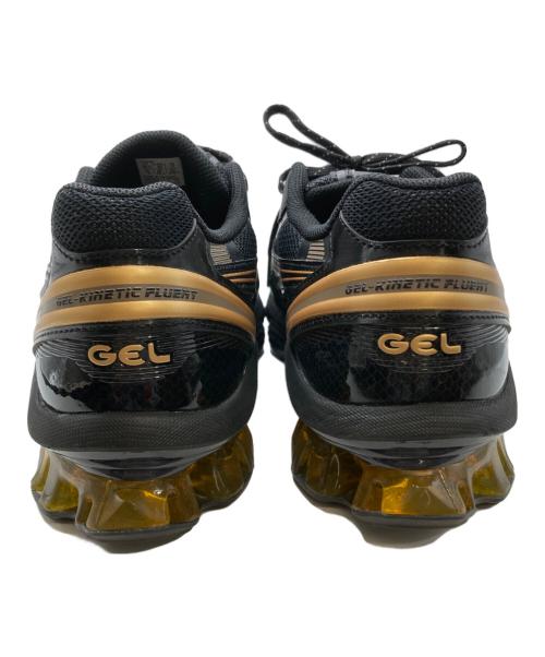 asics（アシックス）asics (アシックス) GEL-KINETIC FLUENT ブラック×ゴールド サイズ:US11/UK10の古着・服飾アイテム