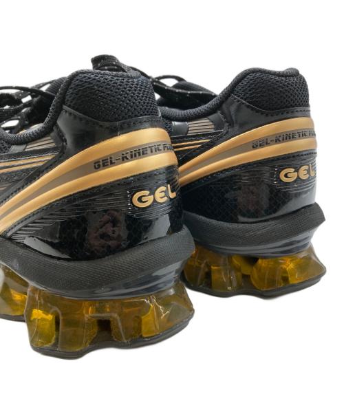 asics（アシックス）asics (アシックス) GEL-KINETIC FLUENT ブラック×ゴールド サイズ:US11/UK10の古着・服飾アイテム