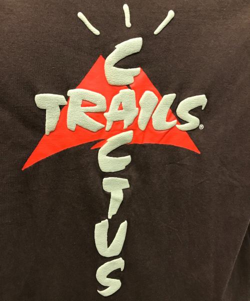 Travis Scott（トラヴィススコット）TRAVIS SCOTT (トラヴィス・スコット) CACTUS TRILS ASSN T-SHIRTS ブラウン サイズ:Lの古着・服飾アイテム
