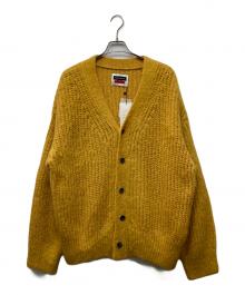 MAISON SPECIAL（メゾンスペシャル）の古着「モヘヤプライムオーバーVネックニットカーディガン」｜イエロー