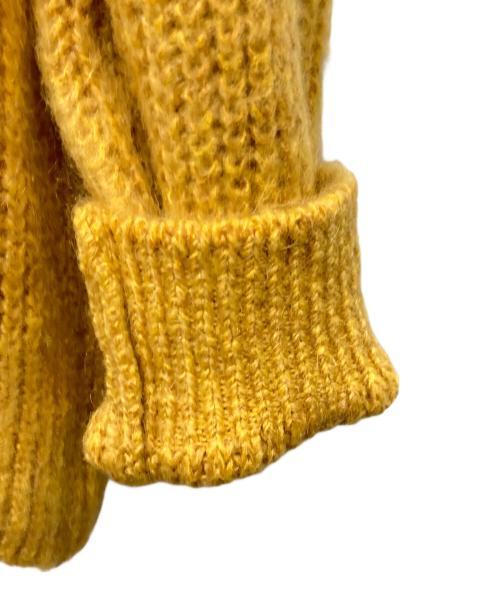 MAISON SPECIAL（メゾンスペシャル）MAISON SPECIAL (メゾンスペシャル) モヘヤプライムオーバーVネックニットカーディガン イエロー サイズ:1の古着・服飾アイテム