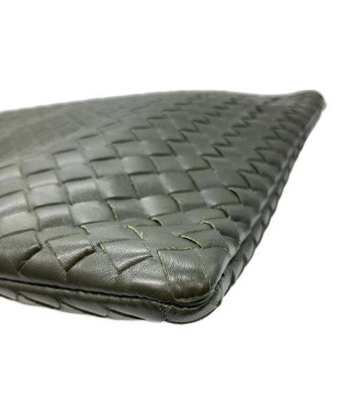 BOTTEGA VENETA（ボッテガベネタ）BOTTEGA VENETA (ボッテガベネタ) イントレチャートドキュメントケース オリーブの古着・服飾アイテム