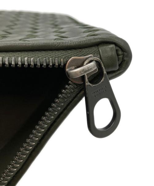 BOTTEGA VENETA（ボッテガベネタ）BOTTEGA VENETA (ボッテガベネタ) イントレチャートドキュメントケース オリーブの古着・服飾アイテム