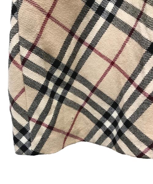BURBERRY BLUE LABEL（バーバリー ブルー レーベル）BURBERRY BLUE LABEL (バーバリーブルーレーベル) ホースロゴ ノバチェックワンピース ベージュ サイズ:38の古着・服飾アイテム