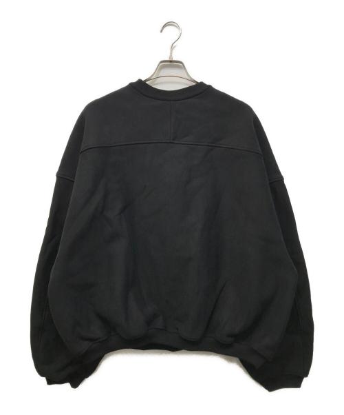 ALEXANDER WANG（アレキサンダー・ワン）ALEXANDER WANG (アレキサンダー・ワン) オーバーサイズクルーネックスウェット ブラック サイズ:Mの古着・服飾アイテム