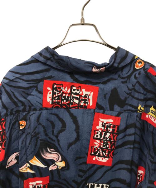 THE BLACK EYE PATCH（ブラックアイパッチ）THE BLACK EYE PATCH (ブラックアイパッチ) WACKO MARIA (ワコマリア) HAWAIIAN SHIRT S/S ネイビー サイズ:Lの古着・服飾アイテム