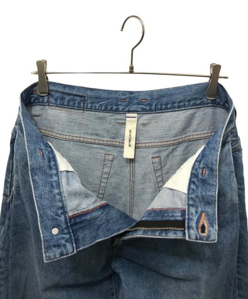 SHINYA KOZUKA（シンヤコズカ）SHINYA KOZUKA (シンヤコズカ) オーディナリー シティ パンタロン ワイド デニム パンツ インディゴ サイズ:Lの古着・服飾アイテム