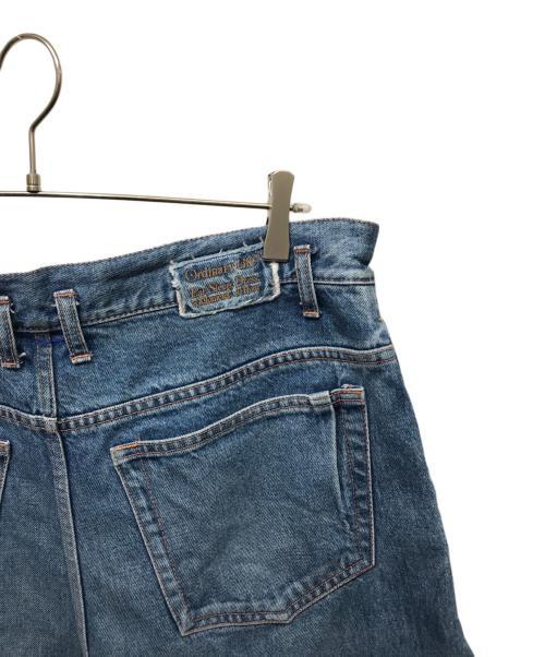 SHINYA KOZUKA（シンヤコズカ）SHINYA KOZUKA (シンヤコズカ) オーディナリー シティ パンタロン ワイド デニム パンツ インディゴ サイズ:Lの古着・服飾アイテム