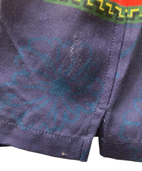 TOGA VIRILIS（トーガ ビリリース）TOGA VIRILIS (トーガ ビリリース) CUPRA COTTON TWILL PRINT SHIRT ホワイト×ネイビー サイズ:48の古着・服飾アイテム