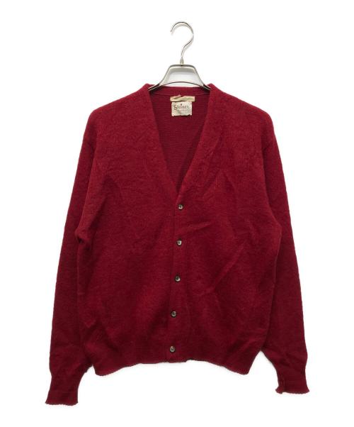 USED（ユーズド）USED (ユーズド) モヘアカーディガン ボルドー サイズ:Lの古着・服飾アイテム