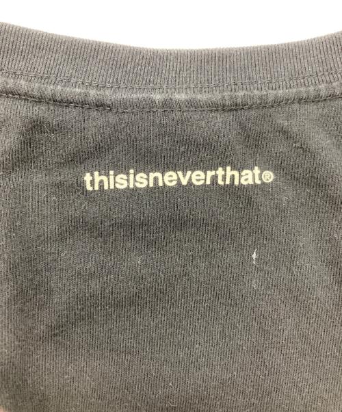 thisisneverthat（ディスイズネバーザット）thisisneverthat (ディスイズネバーザット) カットソー ブラック サイズ:Ⅼの古着・服飾アイテム