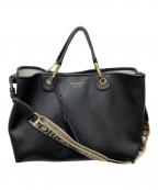 EMPORIO ARMANIエンポリオアルマーニ）の古着「MyEA ショッパー ディアプリント ミディアム」｜ブラック