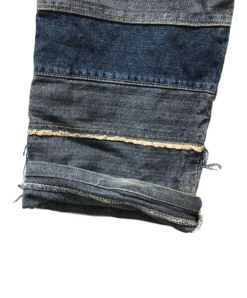 Hysteric Glamour（ヒステリックグラマー）Hysteric Glamour (ヒステリックグラマー) KINKY ウミヘビツギハギデニムパンツ インディゴ サイズ:Mの古着・服飾アイテム